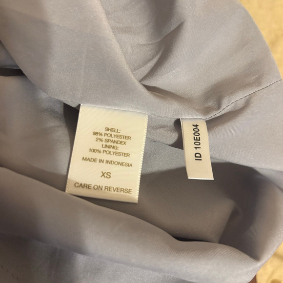 Women's Eva Mendes New York & Company Blue Pink Leaf Print Mini Dress XS - Picture 13 of 15